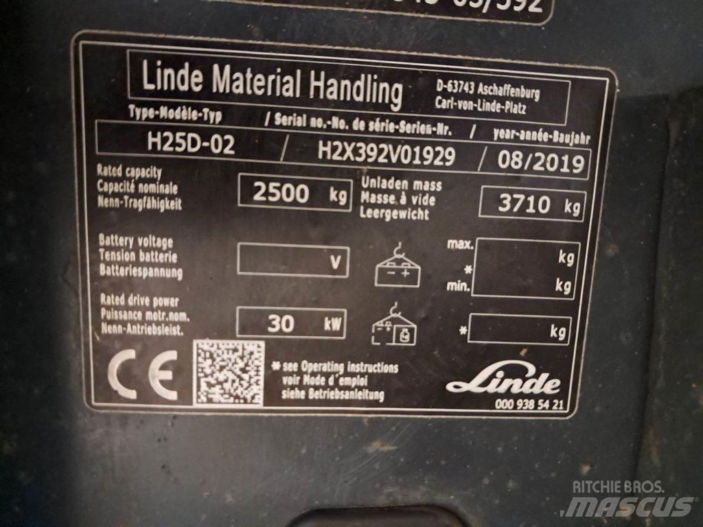 Linde H25D-02 Carretillas diesel