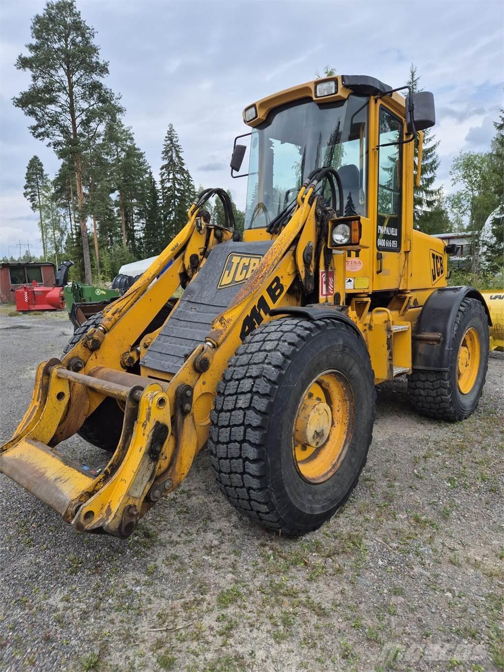 JCB 411B Cargadoras sobre ruedas
