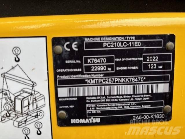 Komatsu PC 210 LC-11 Excavadoras de cadenas