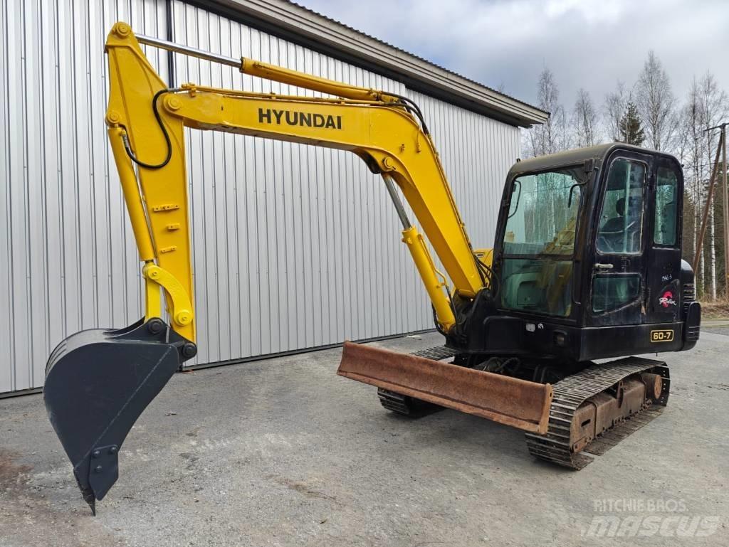 Hyundai R 60-7 Mini excavadoras < 7t