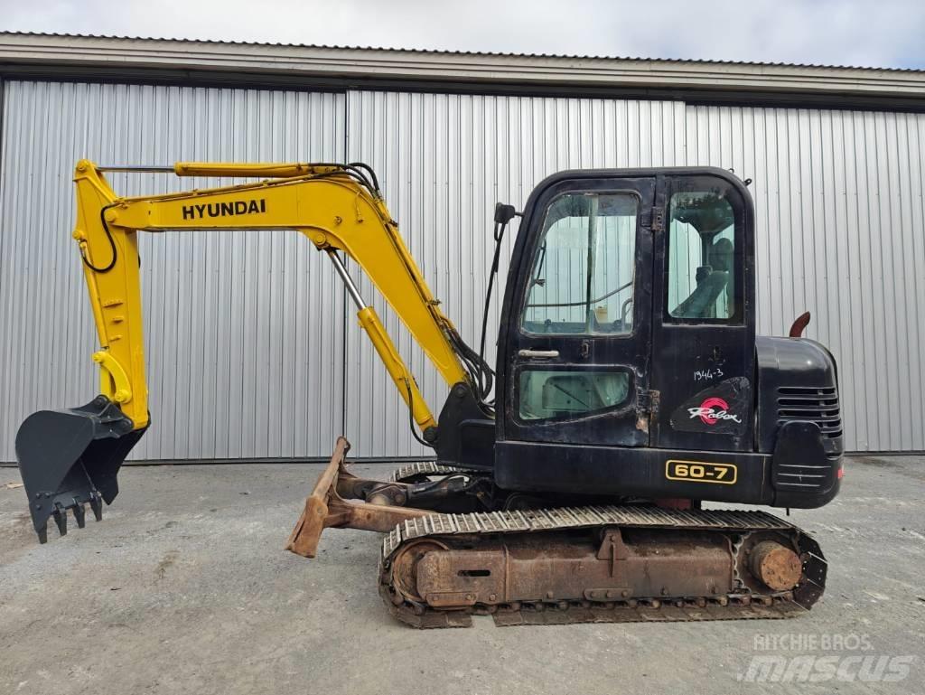 Hyundai R 60-7 Mini excavadoras < 7t