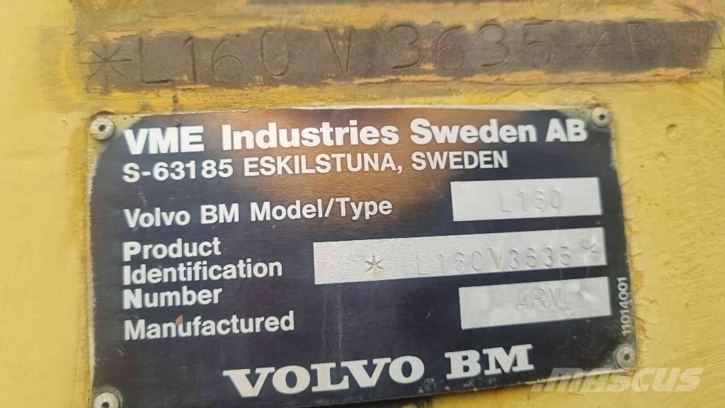 Volvo L 160 Cargadoras sobre ruedas