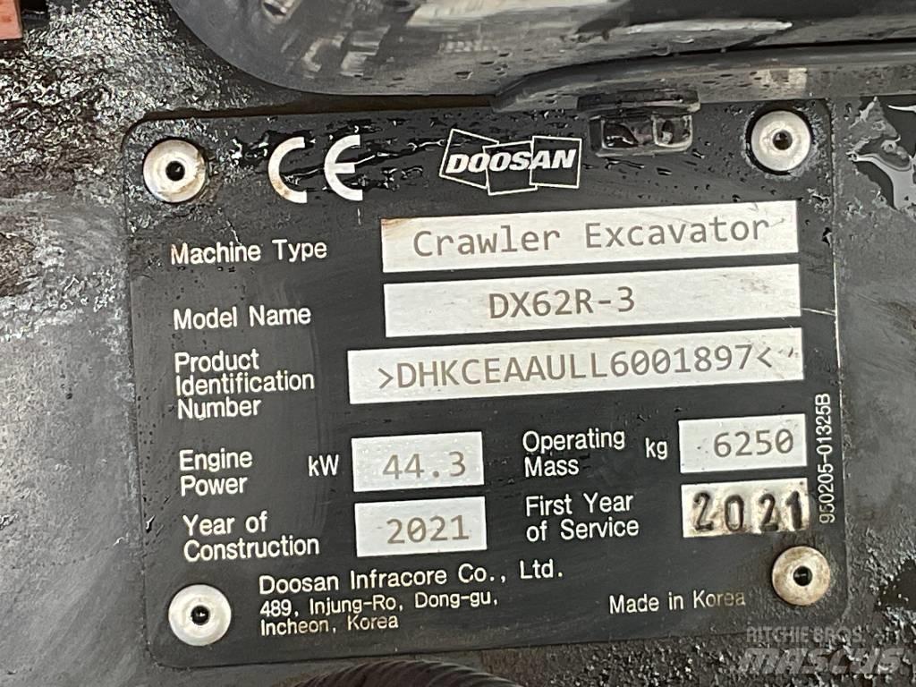 Doosan DX 62 R-3 Mini excavadoras < 7t