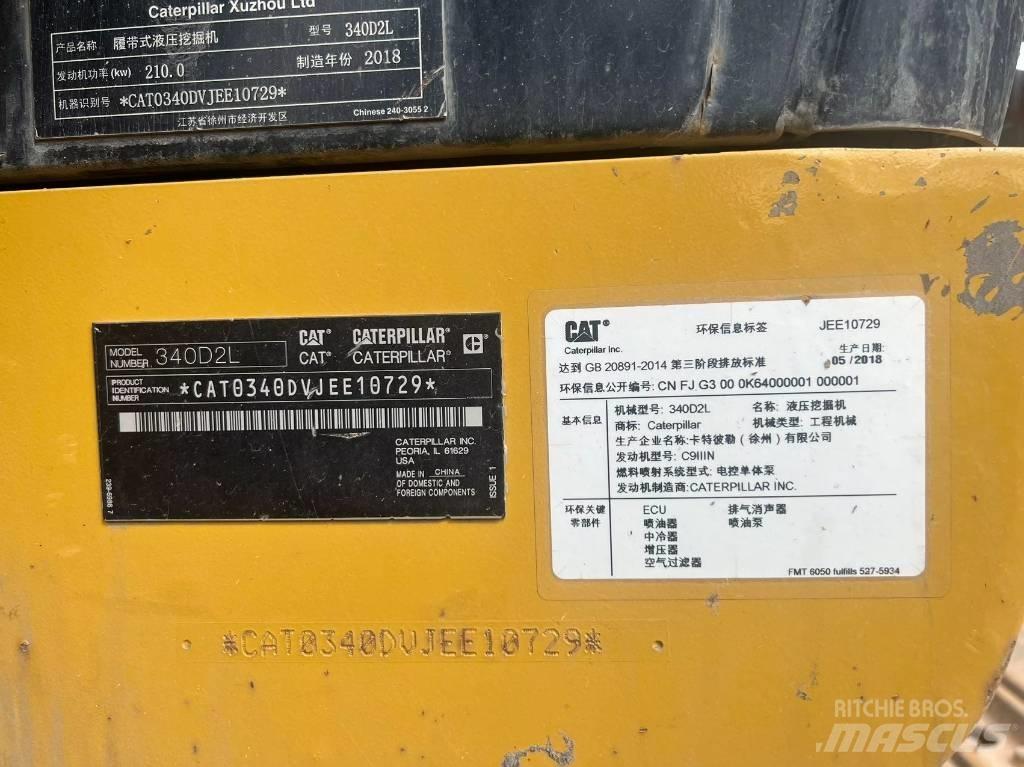 CAT 340D2L Excavadoras de cadenas