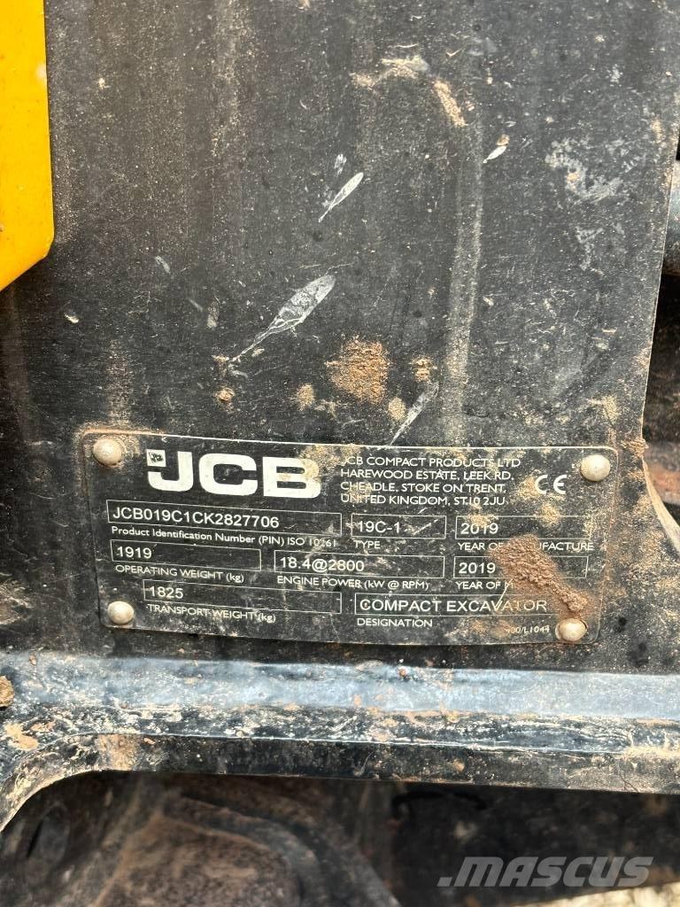 JCB 19 C-1 Mini excavadoras < 7t