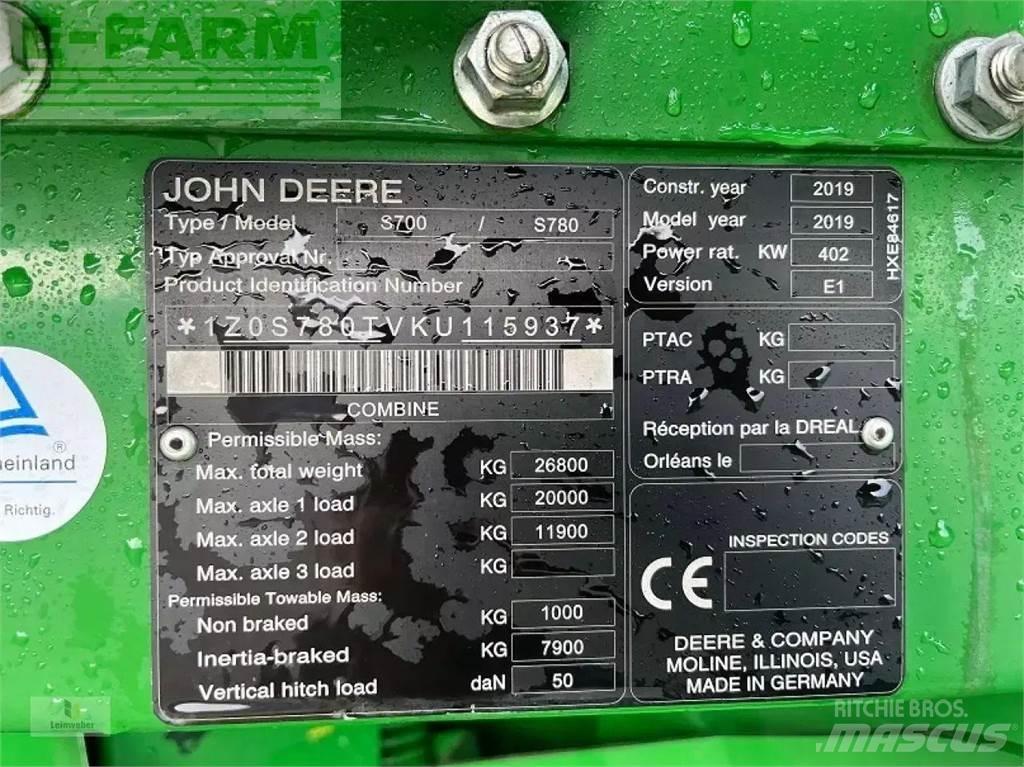 John Deere s 780i Cosechadoras combinadas