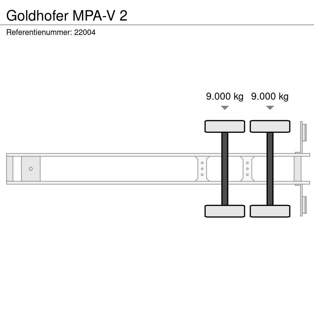 Goldhofer MPA-V 2 Semirremolques de góndola rebajada