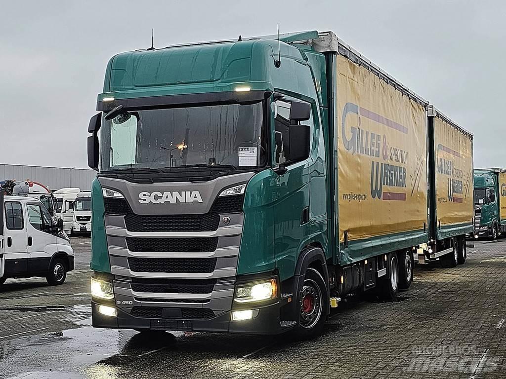 Scania S450 6x2*4 Camión con caja abierta