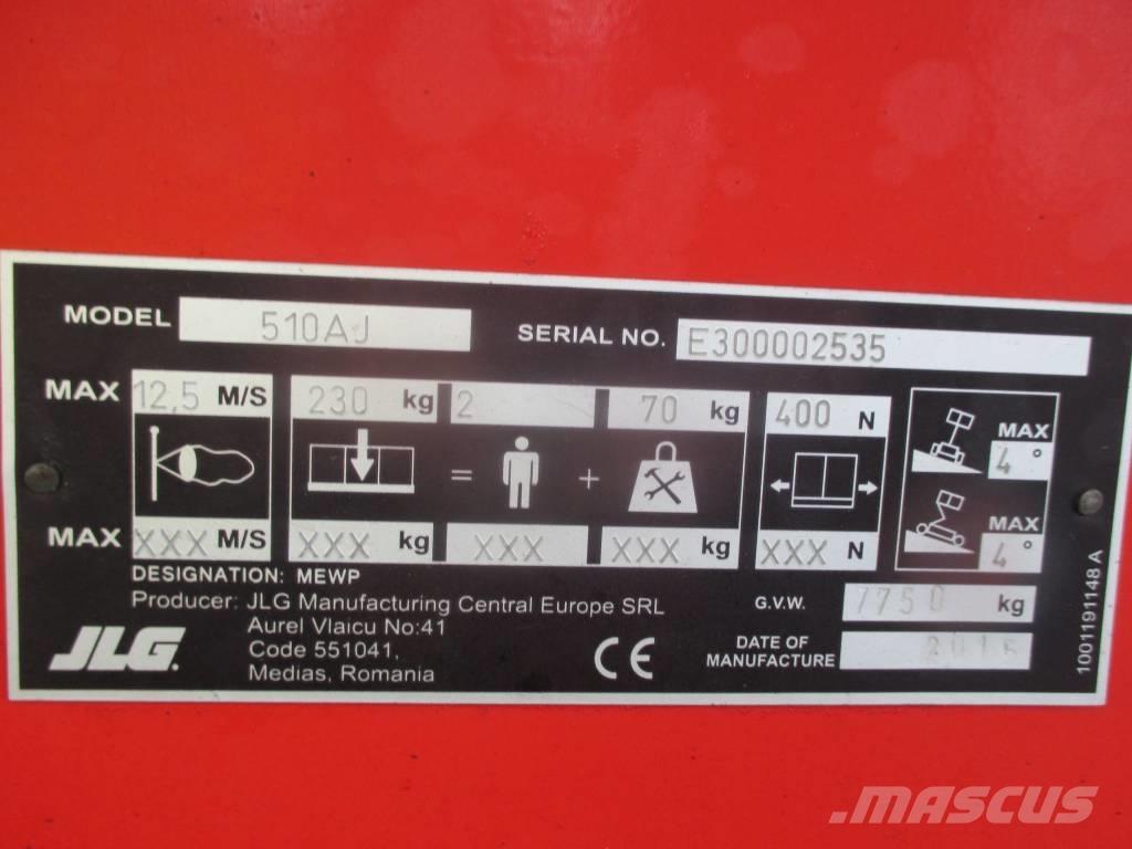 JLG 510 AJ Plataforma de trabajo articulada