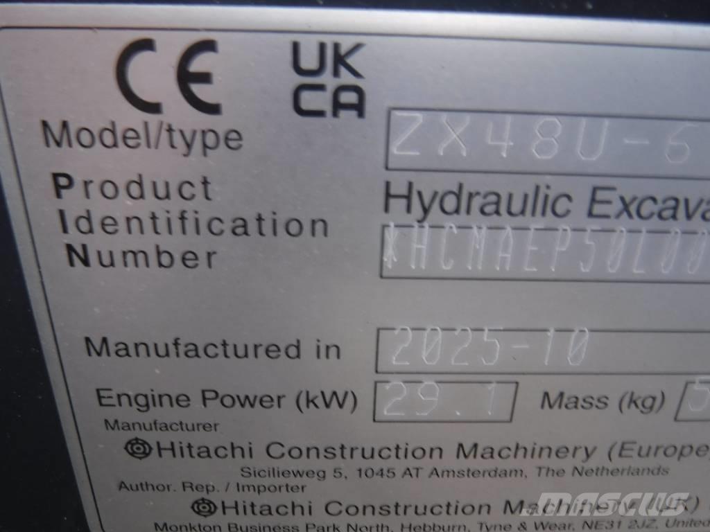Hitachi ZX 48 U-6 Mini excavadoras < 7t