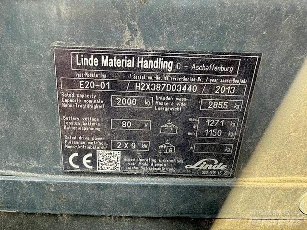 Linde E20-01 Otras carretillas elevadoras