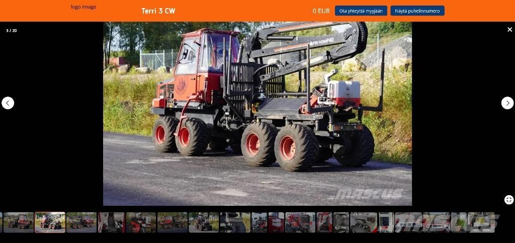 Terri 3 CV Cosechadora-autocargadora