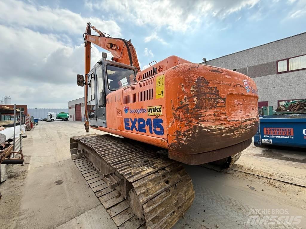 Fiat-Hitachi EX 215 Excavadoras de cadenas