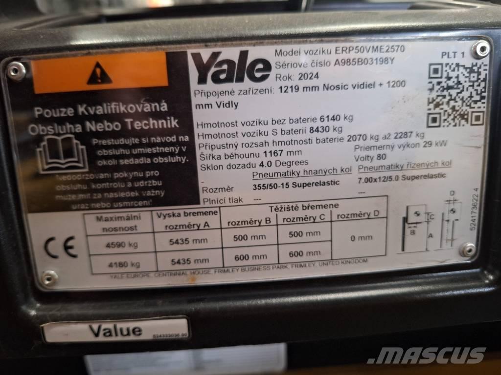 Yale ERP 50 VM Carretillas de horquilla eléctrica