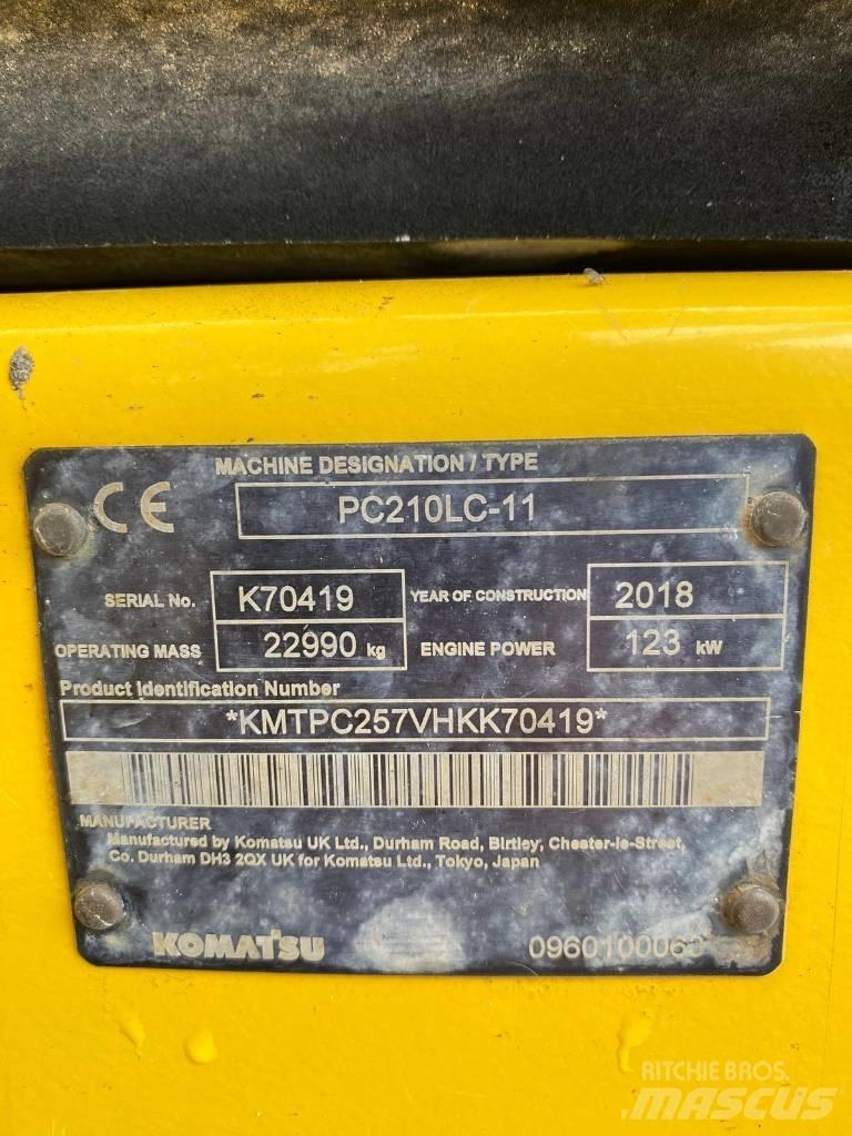 Komatsu PC 210 LC Excavadoras de cadenas