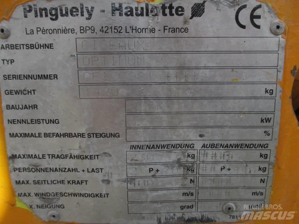 Haulotte Optimum  8 Plataformas tijera