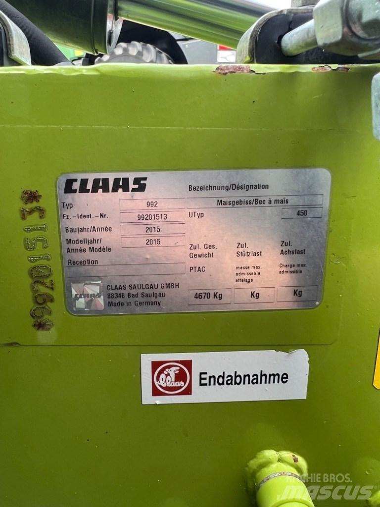 CLAAS Orbis 900 AC Cabezales de cosechadoras combinadas