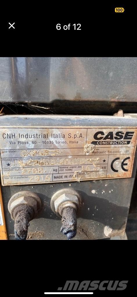 CASE CX 26 B ZTS Mini excavadoras < 7t