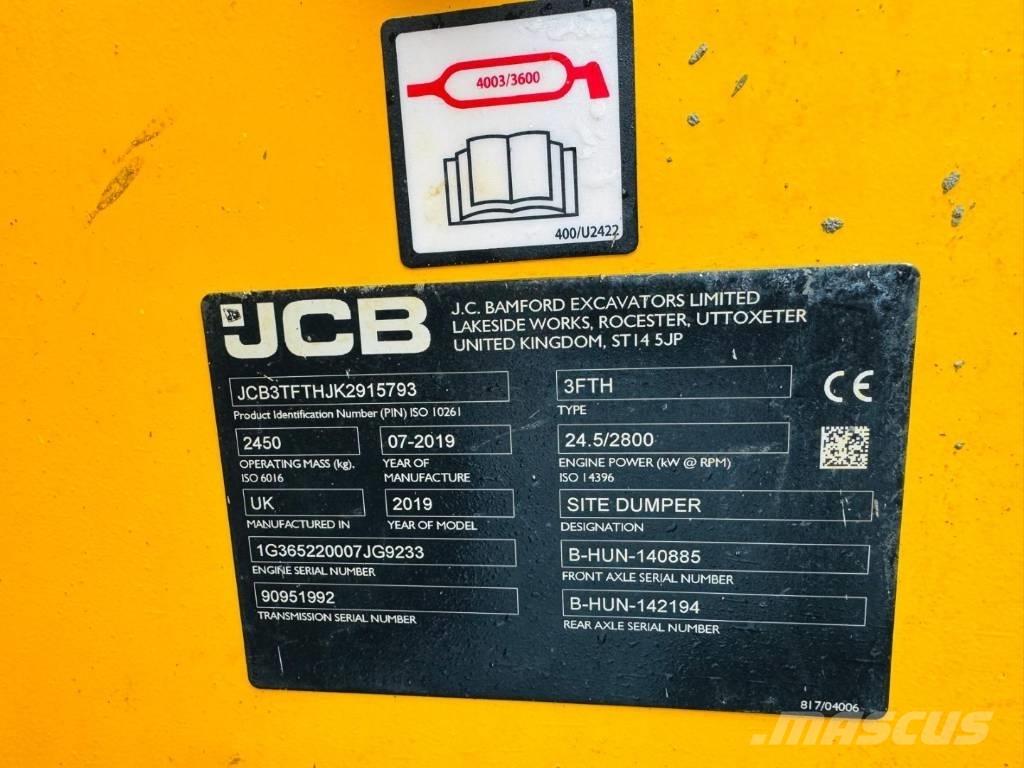 JCB 3 FTH Dúmpers de obra