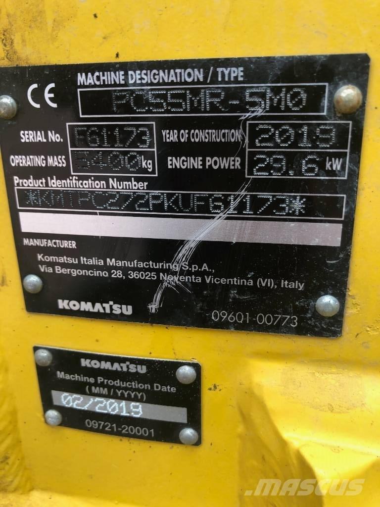 Komatsu PC55MR- 5MO Mini excavadoras < 7t