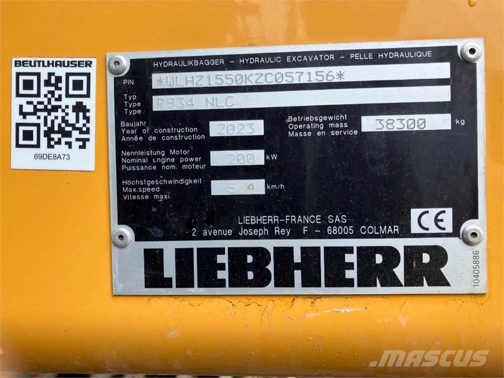 Liebherr R934 Excavadoras de cadenas