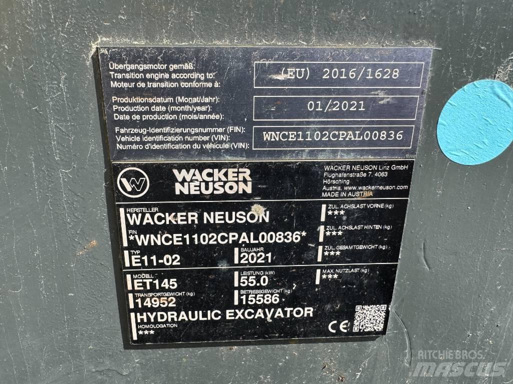 Wacker Neuson ET145 Excavadoras de cadenas