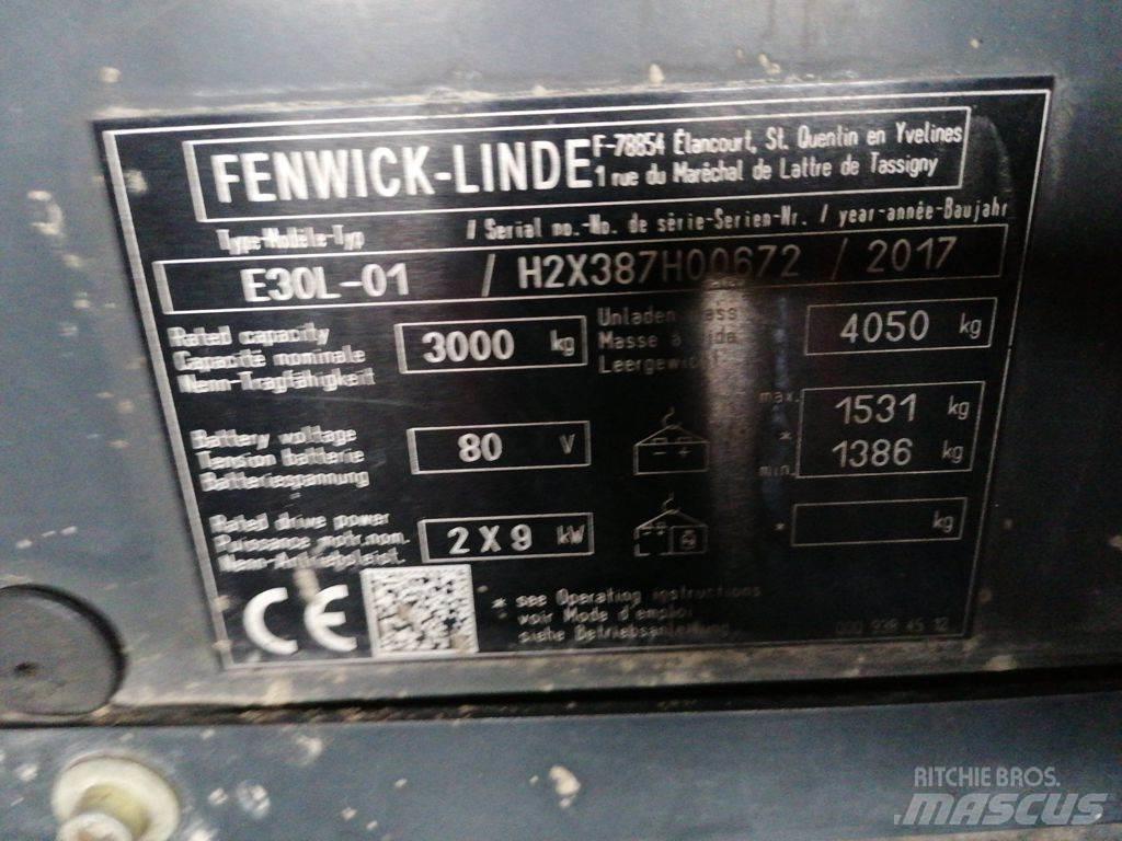 Linde E30L-01 Carretillas de horquilla eléctrica