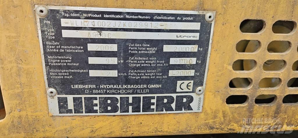 Liebherr A 900 C Excavadoras de ruedas