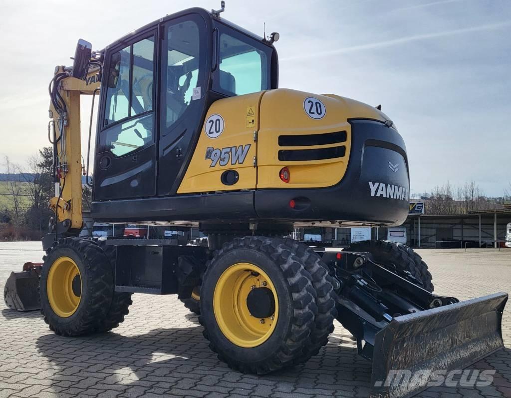 Yanmar B 95 W Wheeled excavators