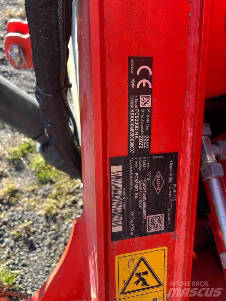 Kuhn FC 9330 D-RA Corta-césped delanteros y traseros