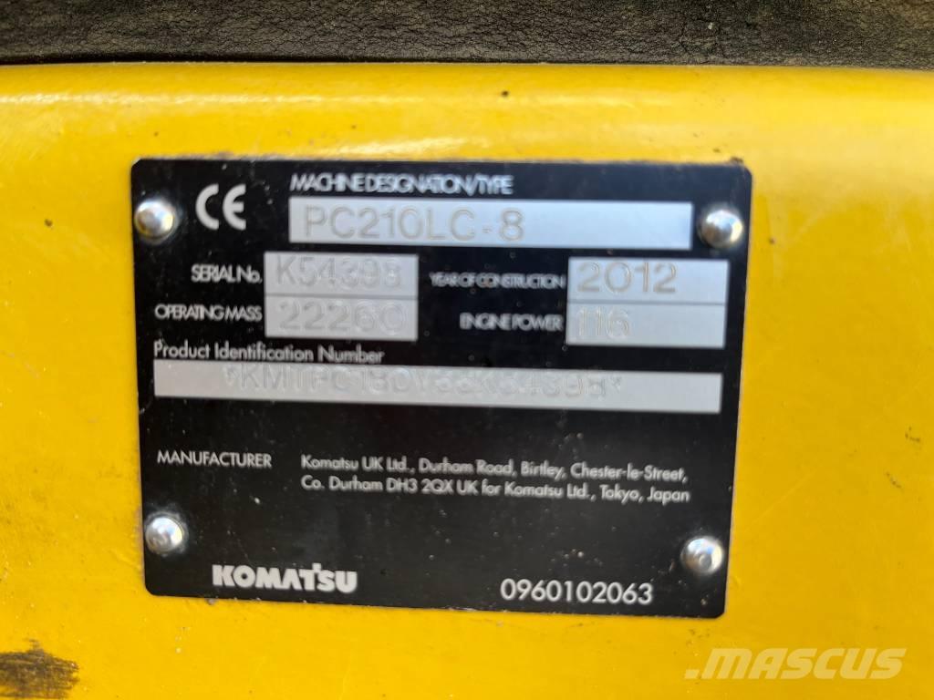 Komatsu PC 210 LC-8 Excavadoras de cadenas