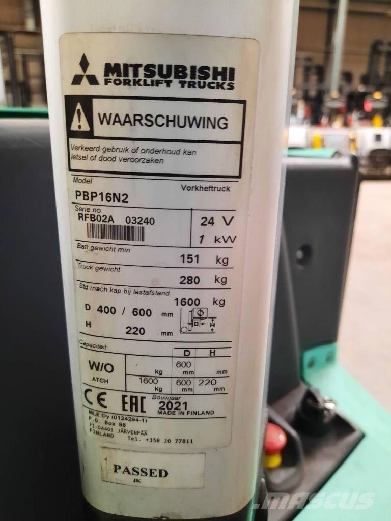 Mitsubishi PBP16N2 Transpaletas Electricas