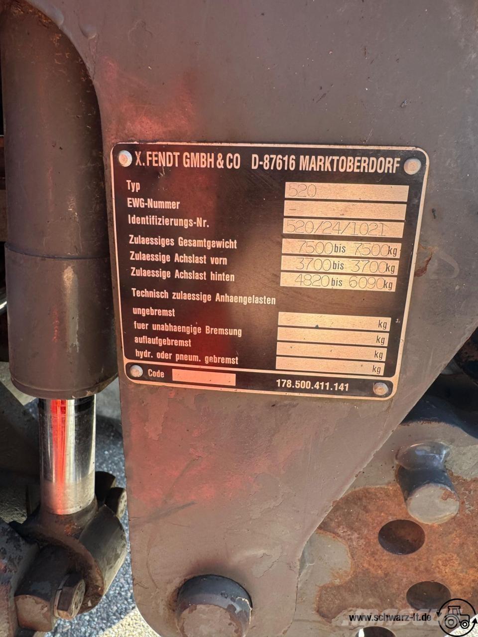 Fendt Xylon 520 Tractores