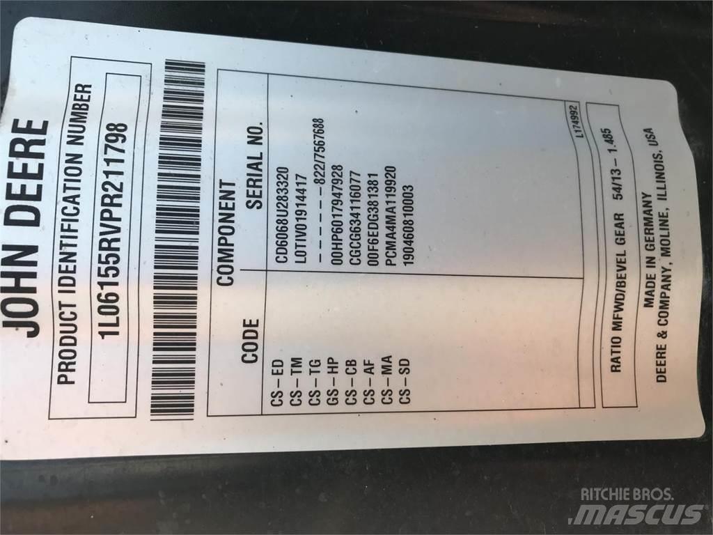 John Deere 6R 155 Tractores