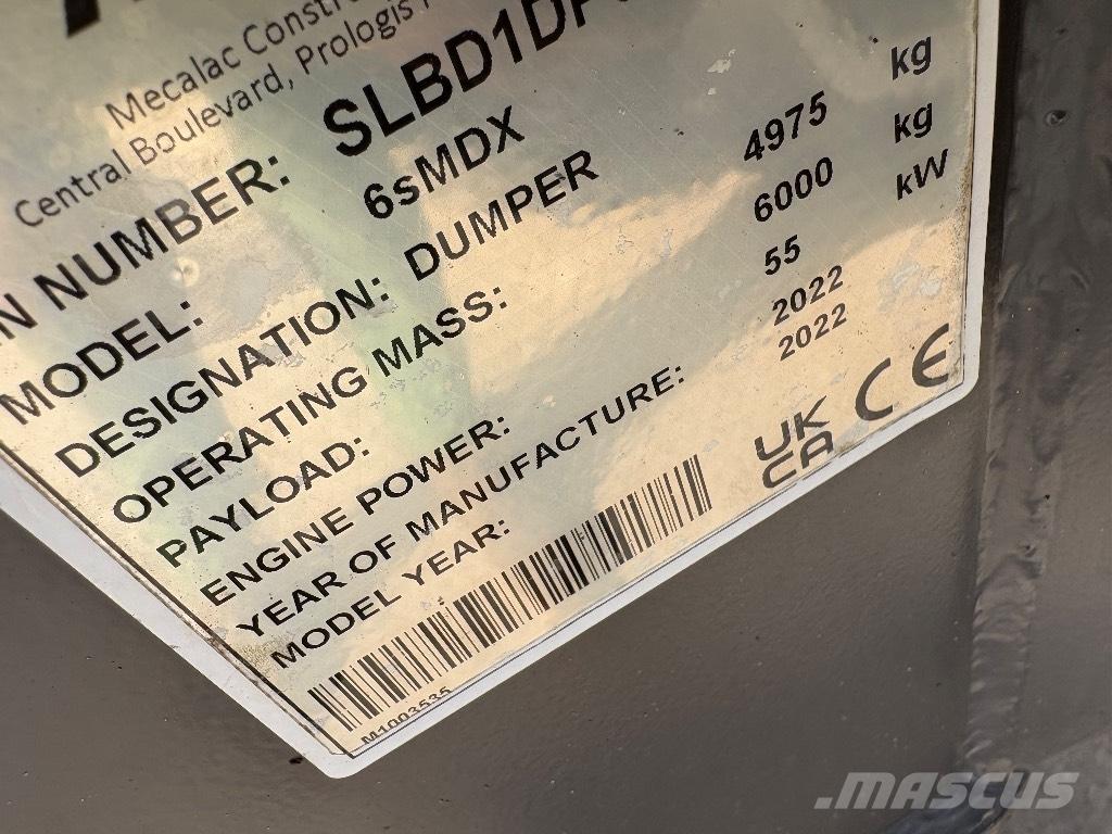 Mecalac 6 SMDX Dúmpers de obra