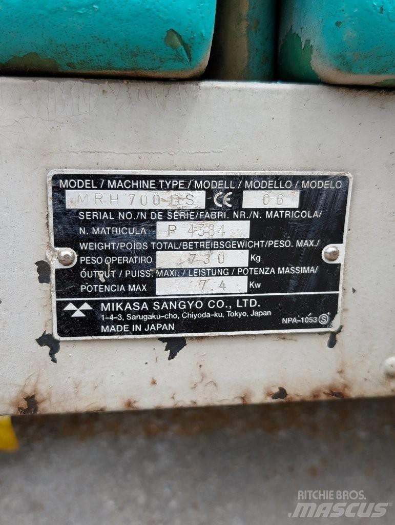Mikasa MRH 700 DS Compactadores de suelo