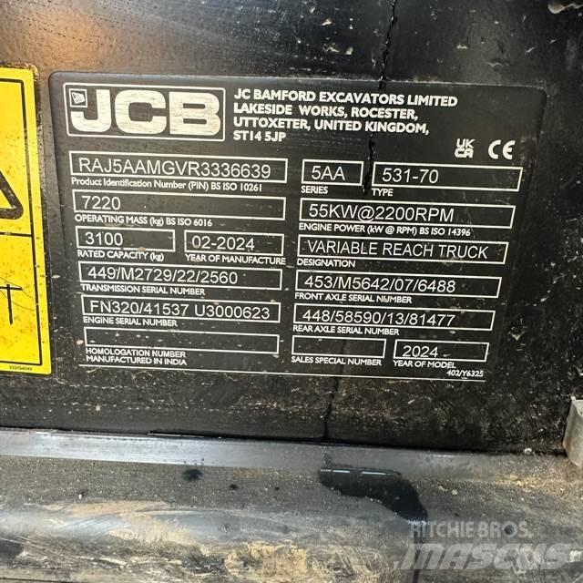 JCB 531-70 Carretillas telescópicas