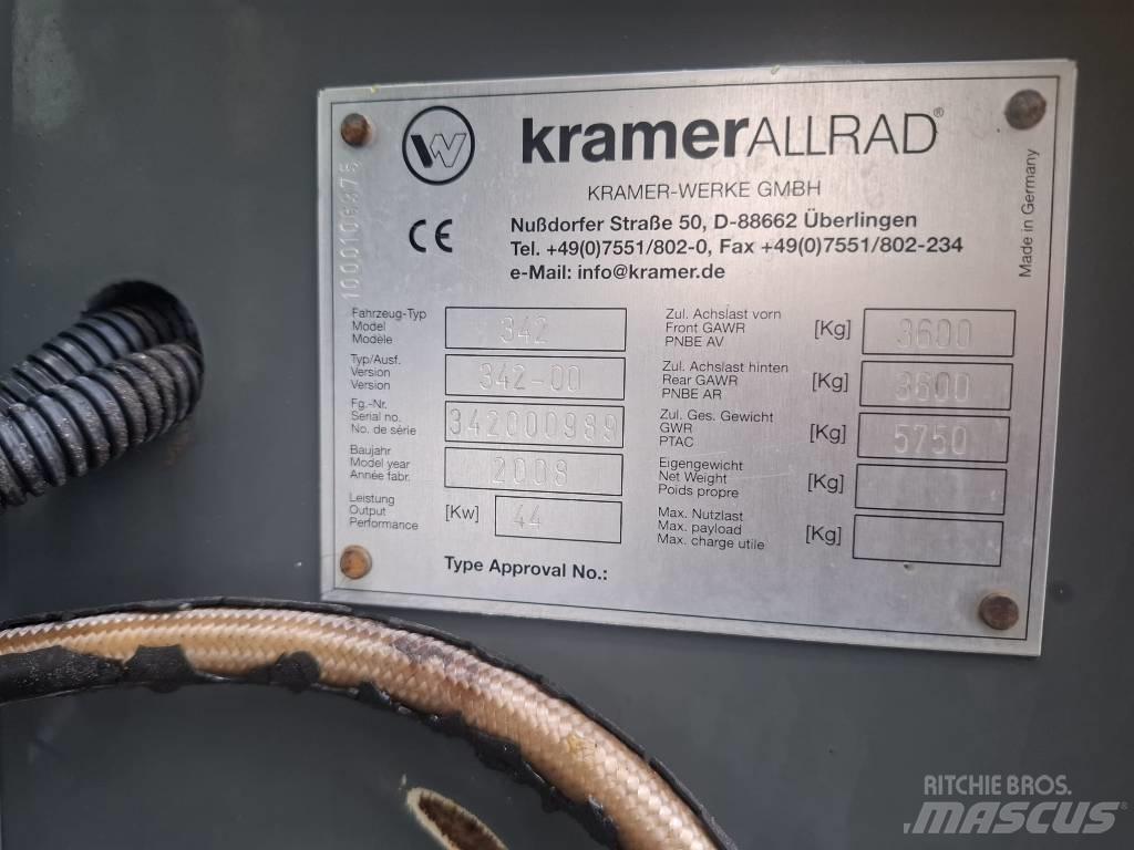 Kramer 380 Cargadoras sobre ruedas