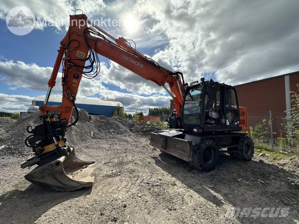Hitachi ZX 140 W-5B Excavadoras de ruedas