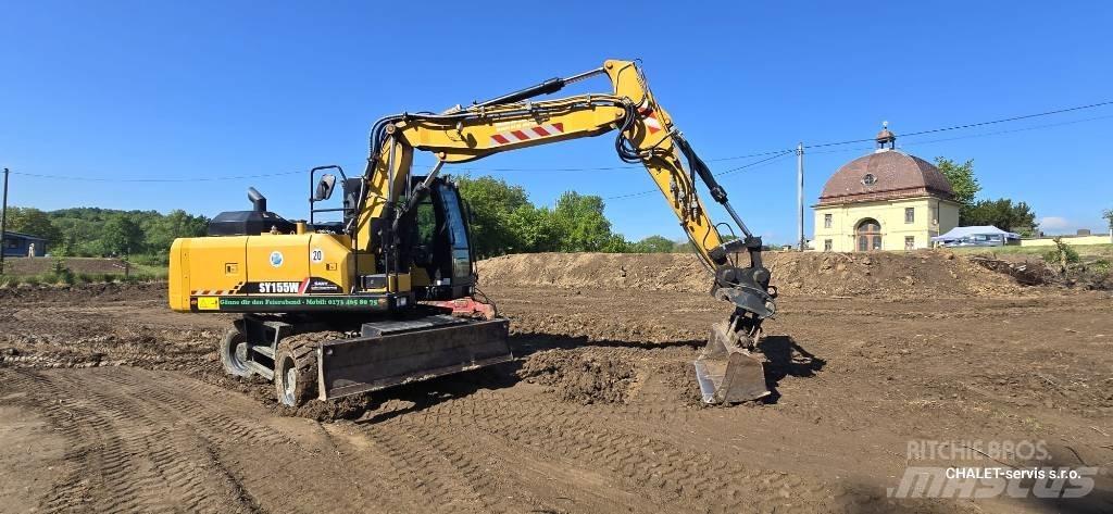 Sany SY 155 W Excavadoras de ruedas