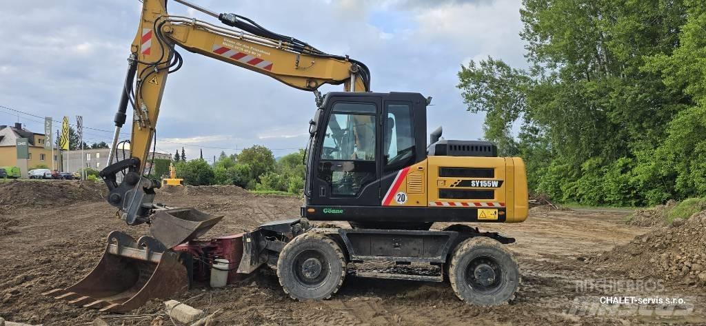 Sany SY 155 W Excavadoras de ruedas