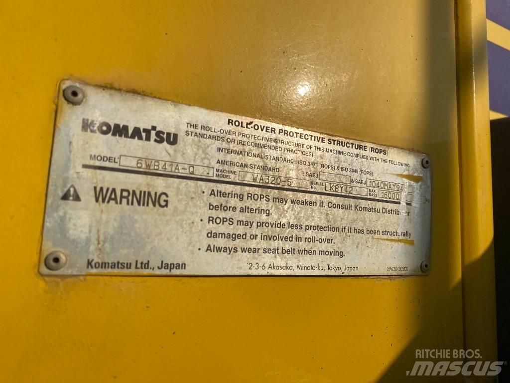 Komatsu WA 320-5 Cargadoras sobre ruedas