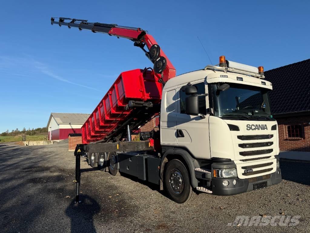 Scania G490 8x2 Camiones con gancho