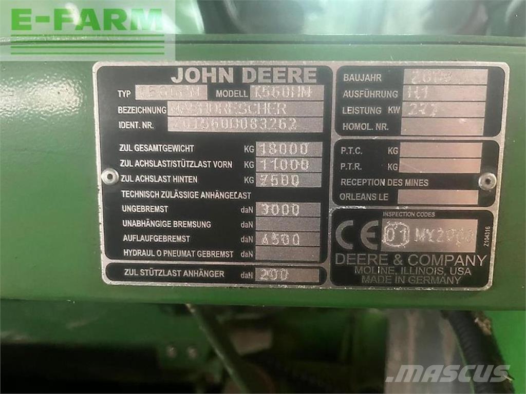 John Deere t560 hm Cosechadoras combinadas
