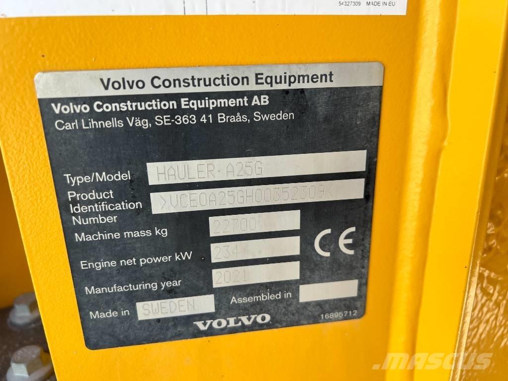 Volvo A25G Dúmpers articulados