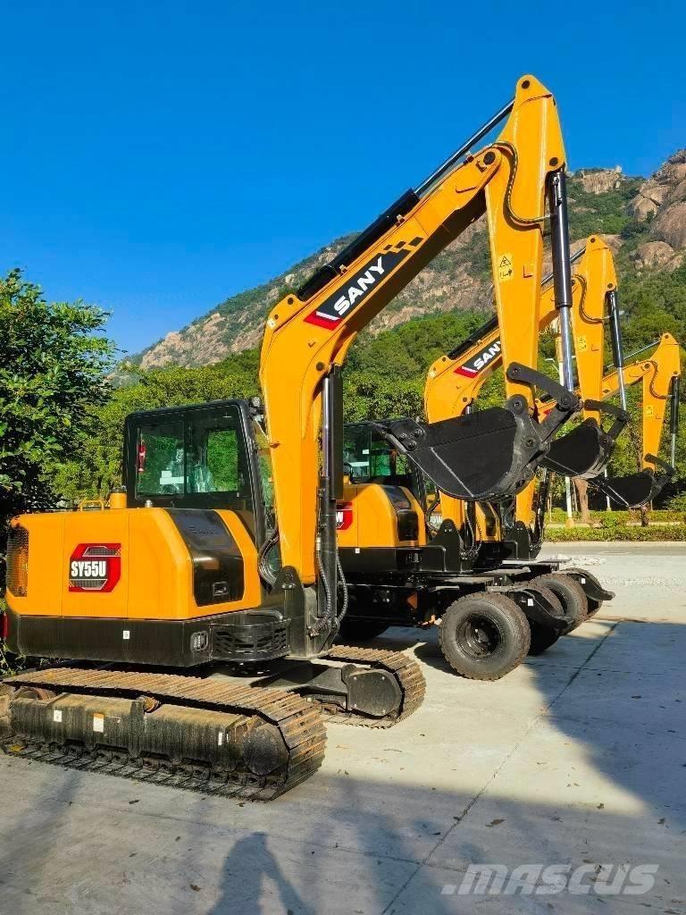 Sany sy55u Mini excavadoras < 7t