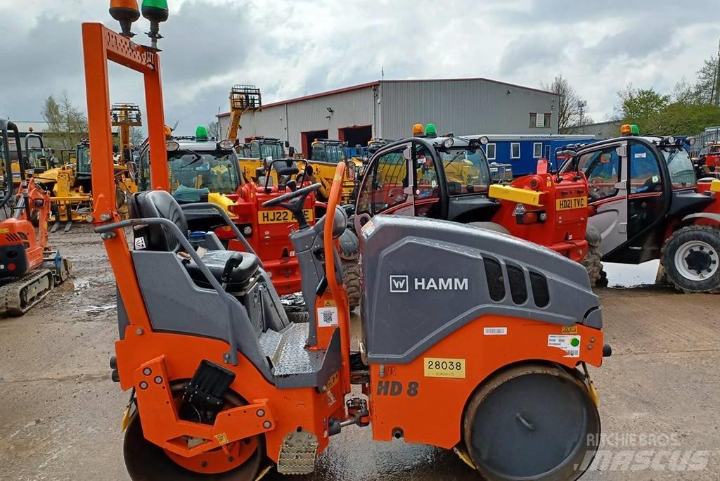 Hamm HD 8 VV Rodillos de doble tambor