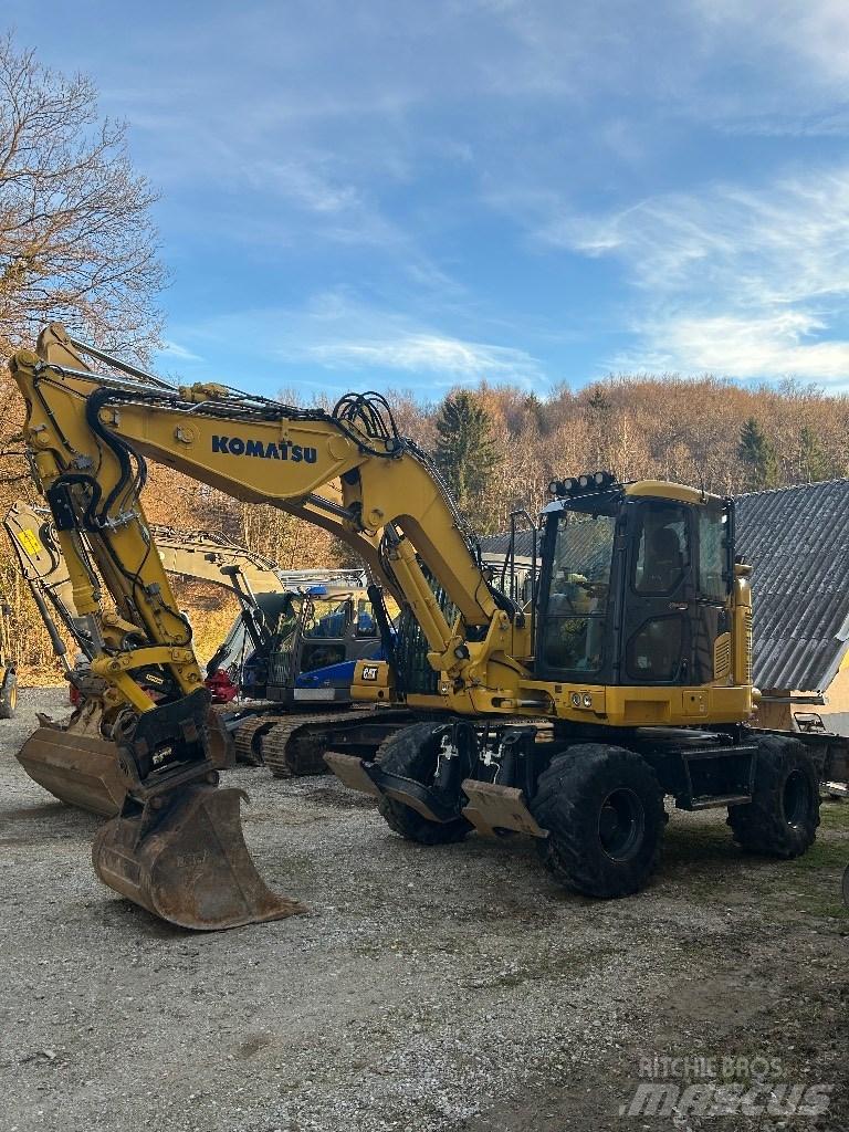 Komatsu Pw118mr11 Excavadoras de ruedas