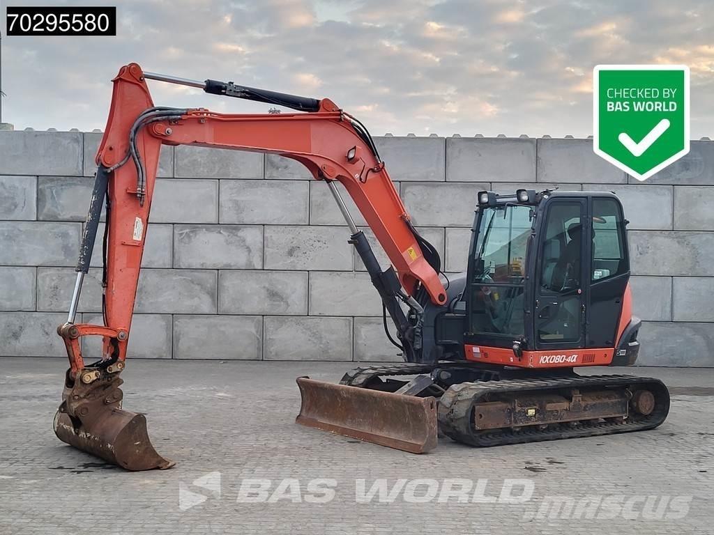 Kubota KX080-4a Mini excavadoras < 7t