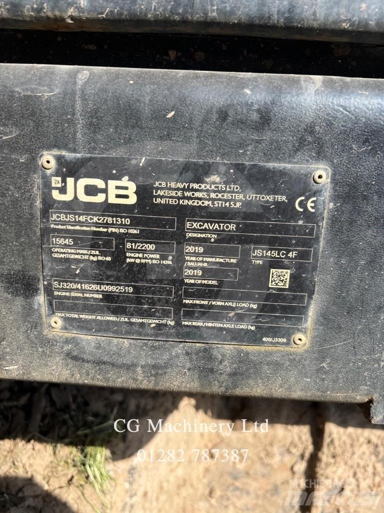 JCB JS 145 LC Excavadoras de cadenas